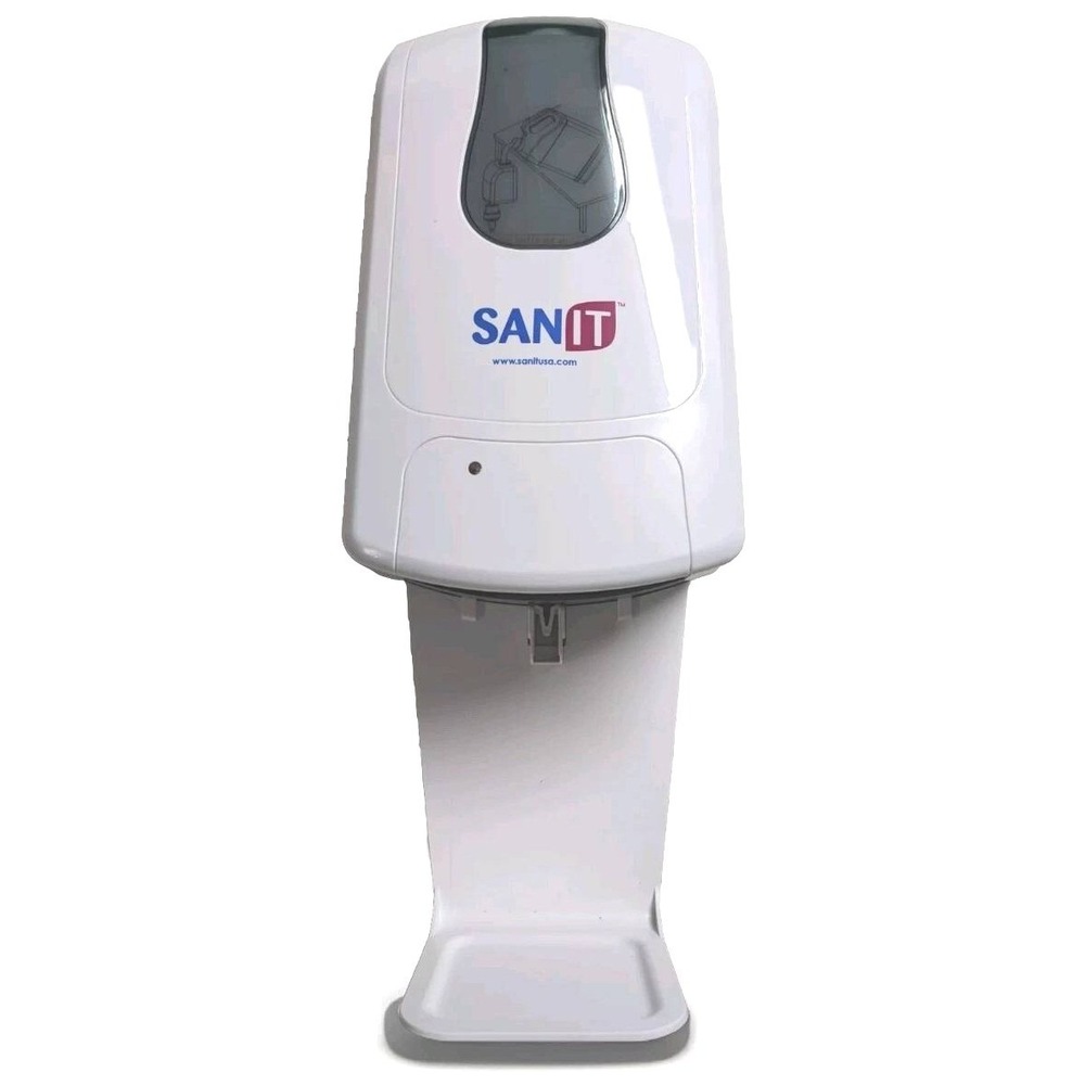 SANIT USA Automatic Soap Dispenser White Wall Mount Touchless Motion Sensor NEW‎